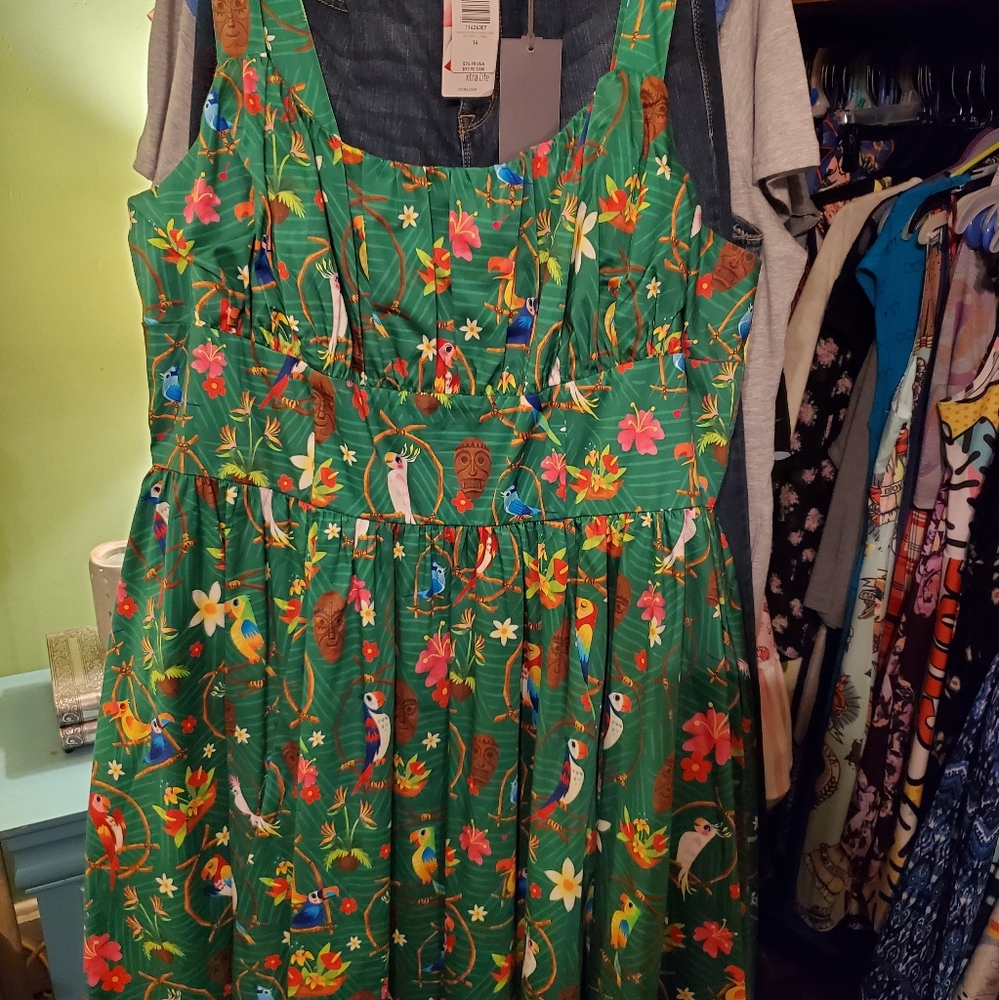 Disney Parks Authentic Collection Tiki Dress
